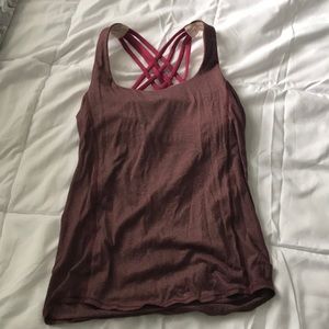 Lululemon open back tank top